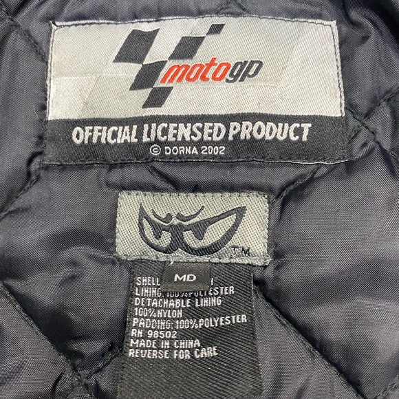 NWT Vintage MotoGP Mens Motorcycle Riding Jacket Medium Removable Liner - Picture 2 of 8